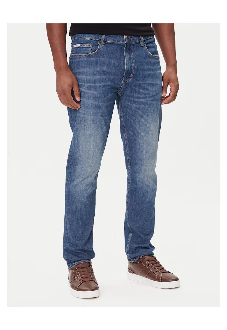 Guess Jeans Blugi barbati albastru - din denim