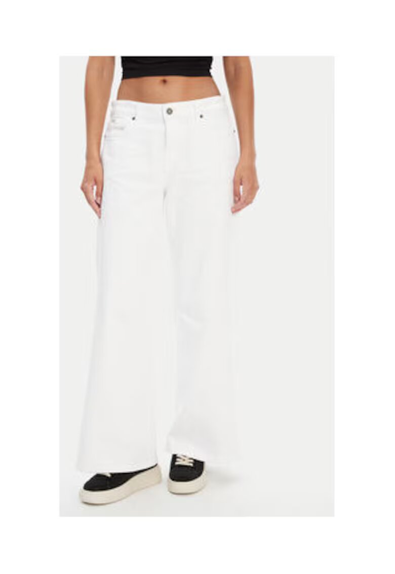 Guess Jeans Blugi cu croiala ampla si talie medie