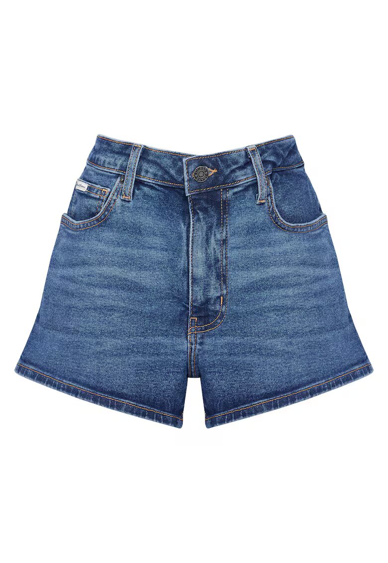 Guess Jeans Blugi scurti dama - din denim - albastru