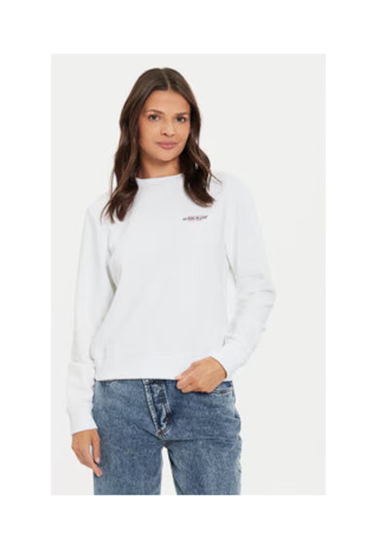 Guess Jeans Bluza lejera de trening din amestec de bumbac