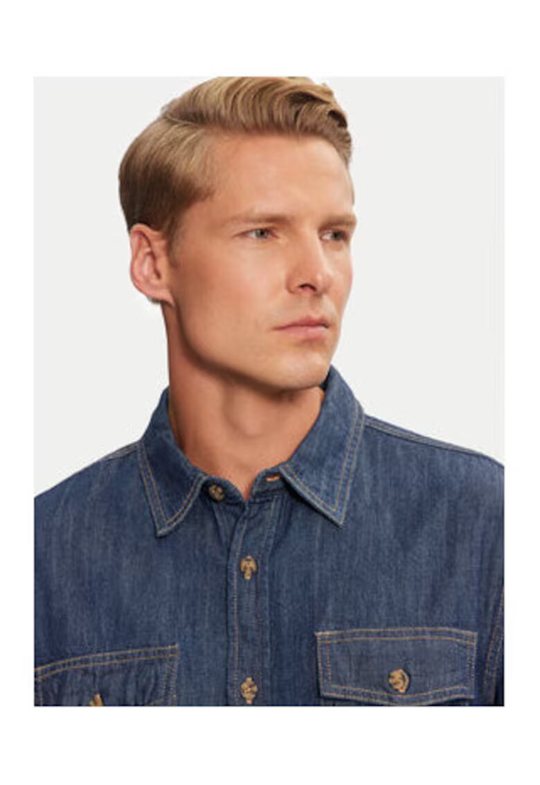 Guess Jeans Camada din denim cu buzunare