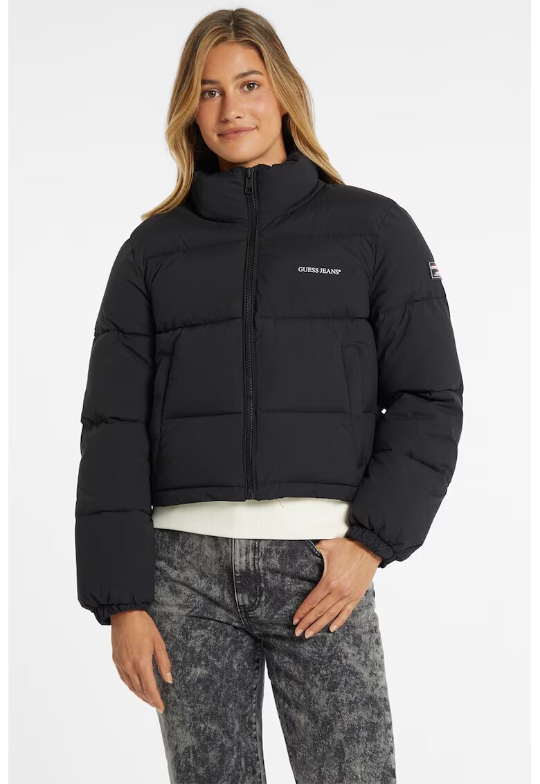 Guess Jeans Geaca cu vatelina - Negru