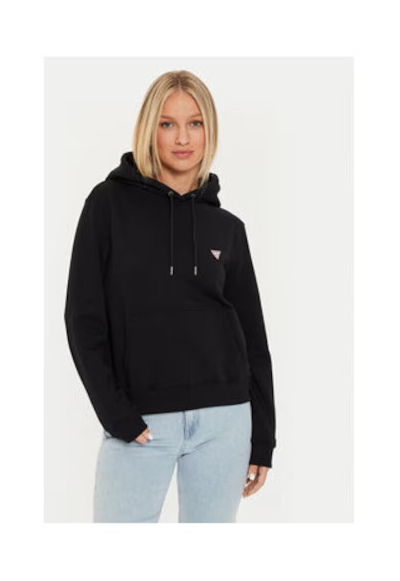 Guess Jeans Hanorac regular fit din amestec de bumbac