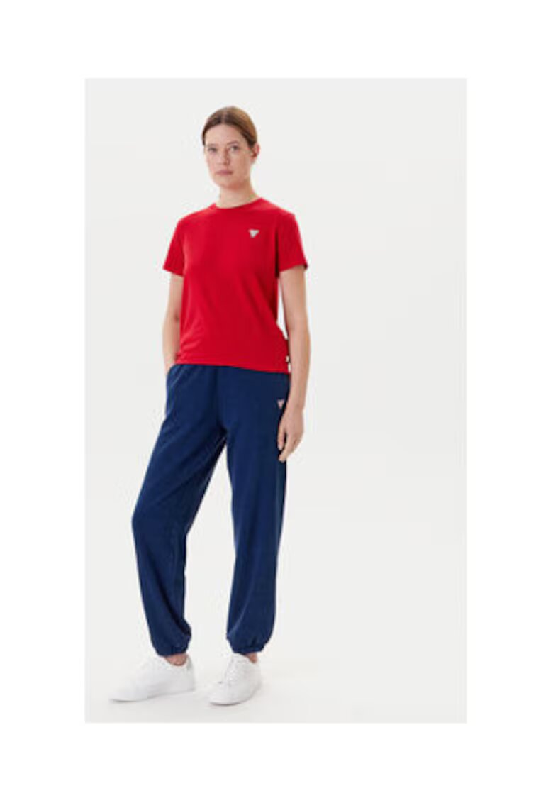 Guess Jeans Pantaloni de trening din bumbac cu logo