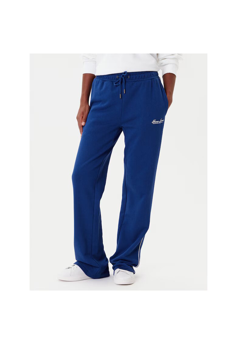 Guess Jeans Pantaloni sport dama albastru - trening