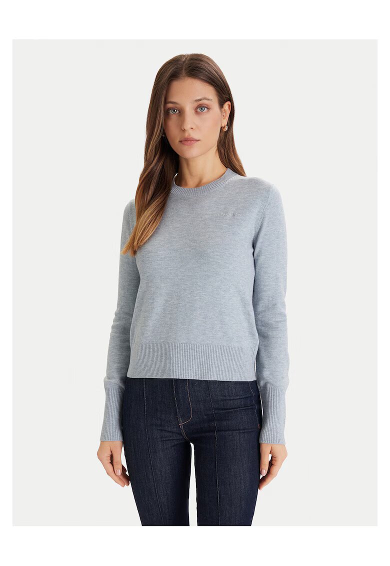 Guess Jeans Pulover de dama albastru deschis