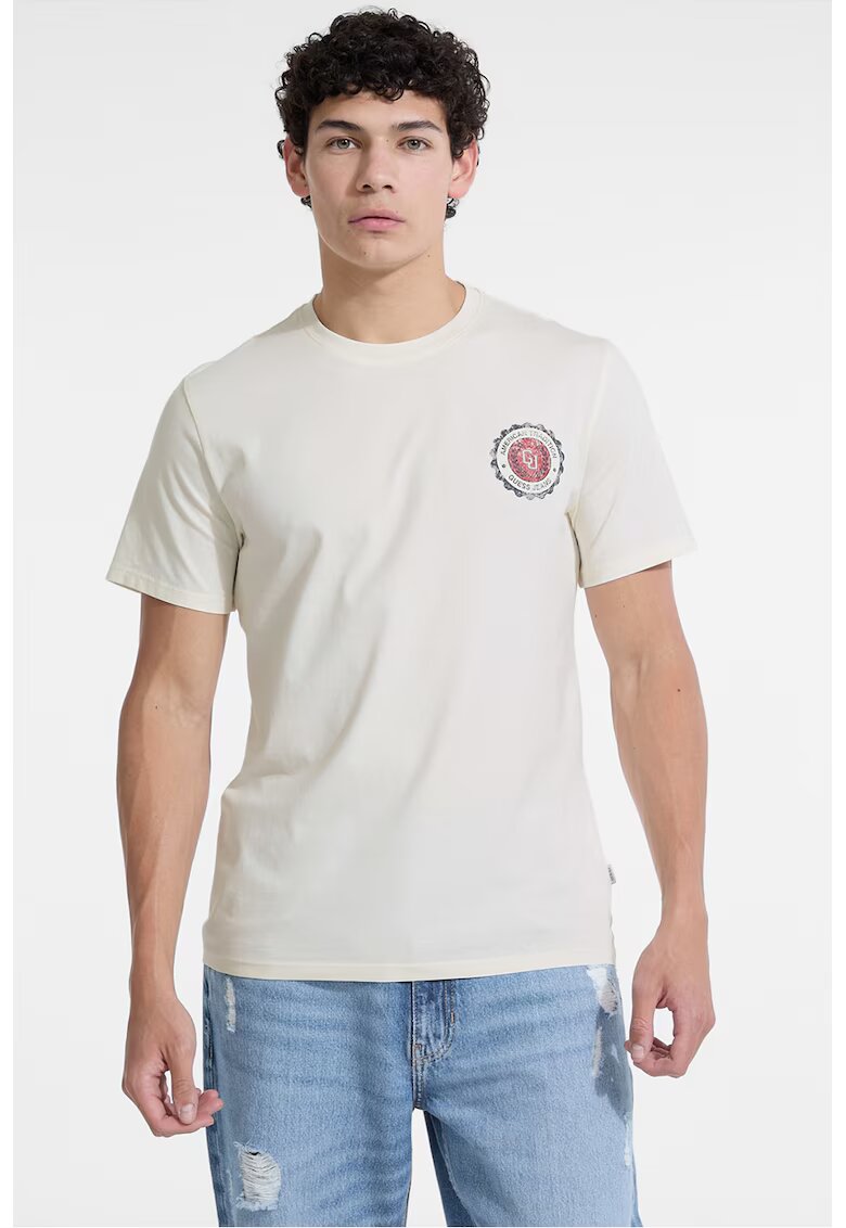 Guess Jeans Tricou de bumbac cu logo