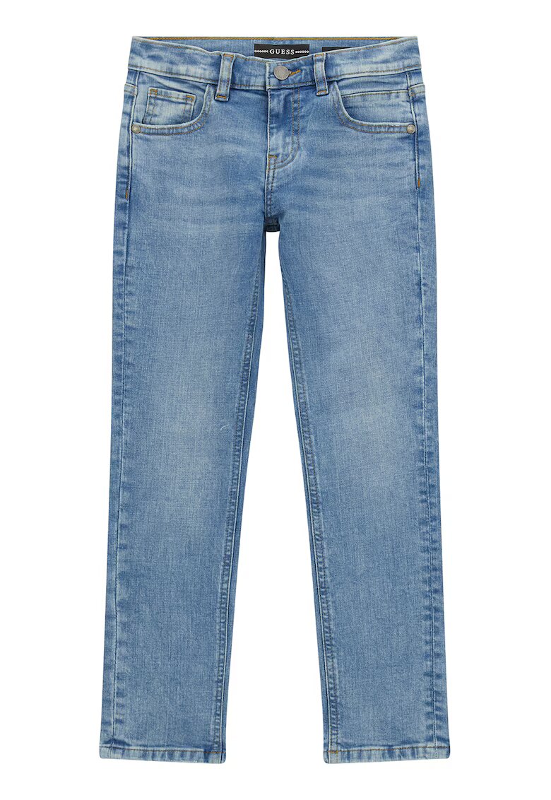 GUESS KIDS Blugi slim fit cu talie medie - Albastru deschis
