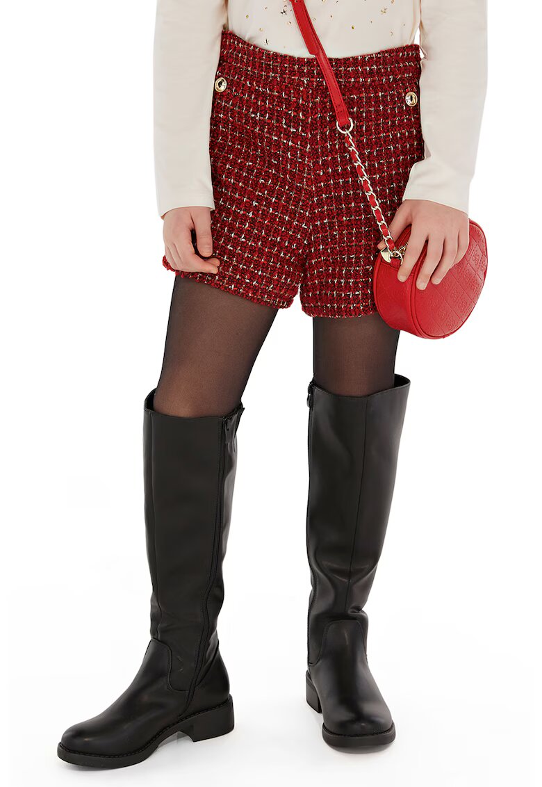 GUESS KIDS Pantaloni scurti din tuid - Rosu