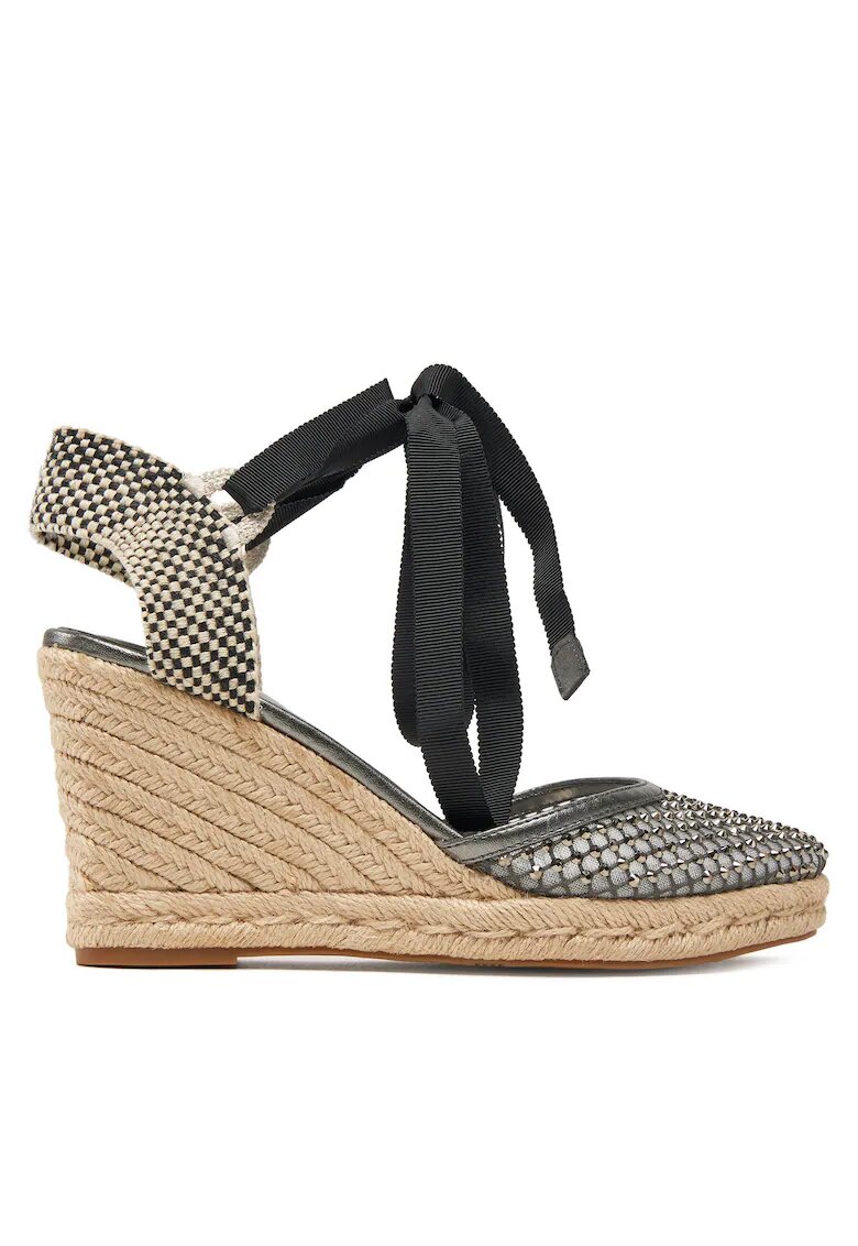 Guess Mocasini dama argintiu - textil