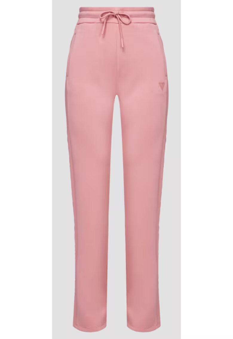 Guess Pantaloni dama Sintetic - Roz - Roz
