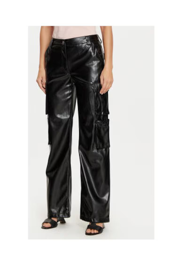 Guess Pantaloni de piele ecologica