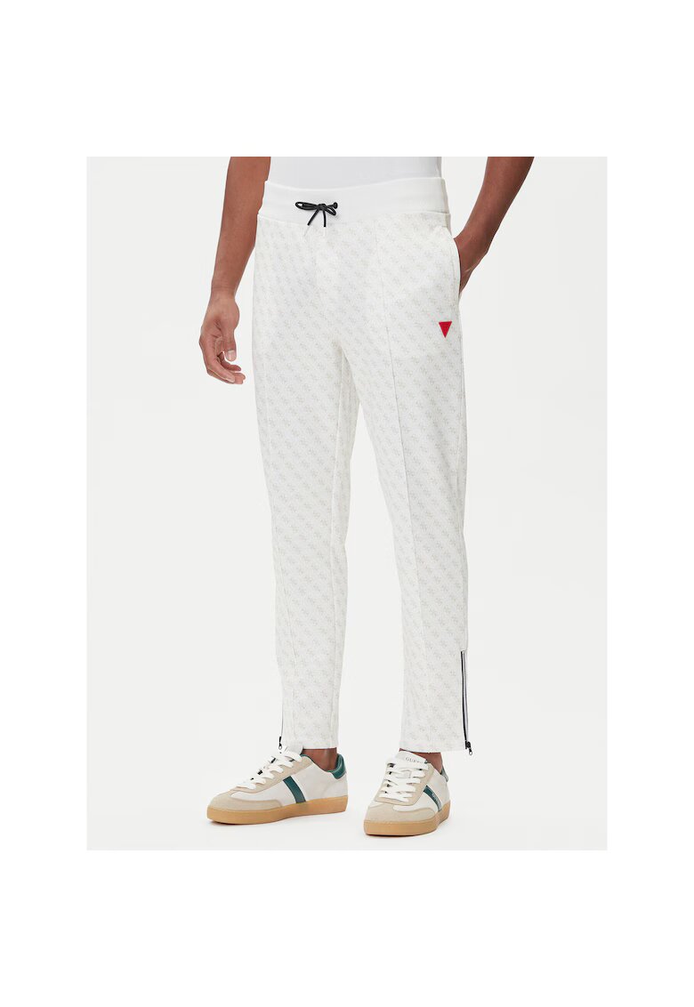 Guess Pantaloni de trening barbati alb