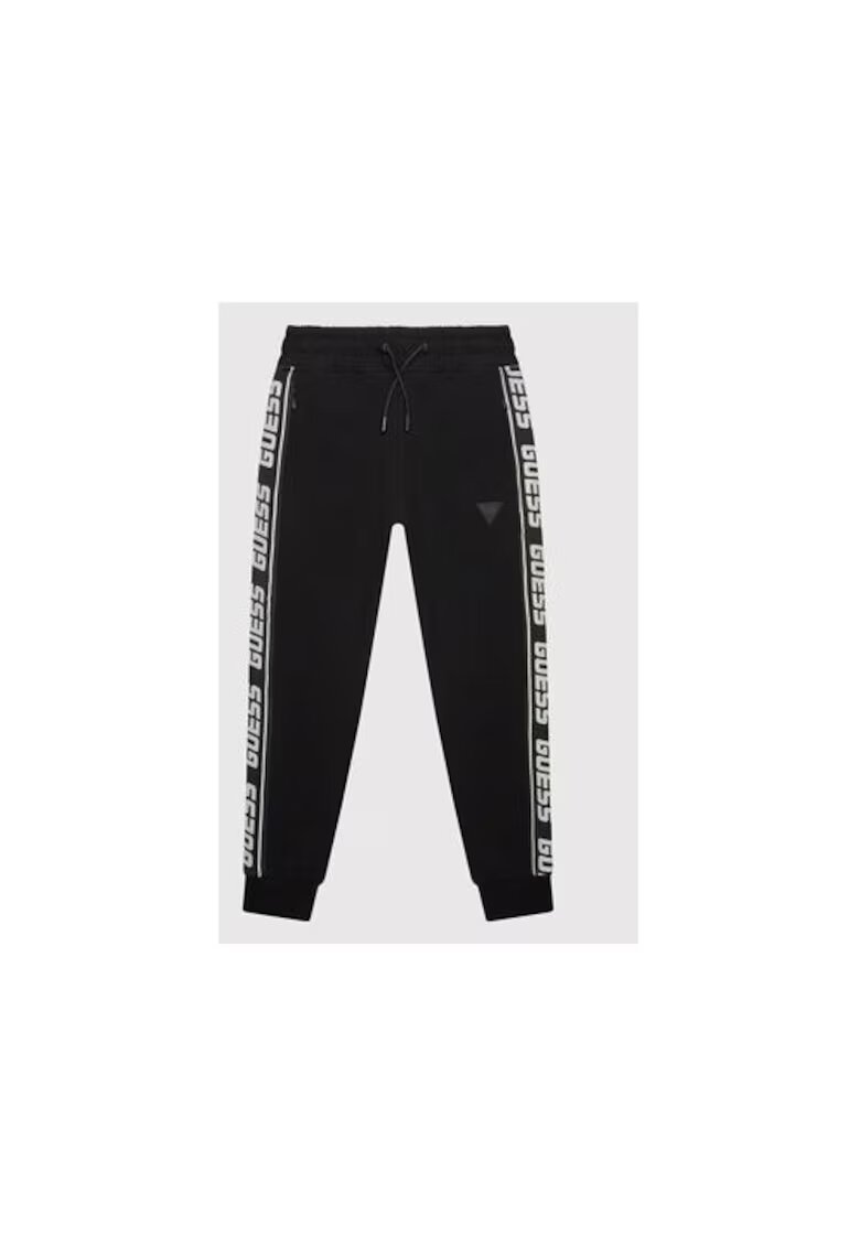 Guess Pantaloni de trening cu benzi laterale