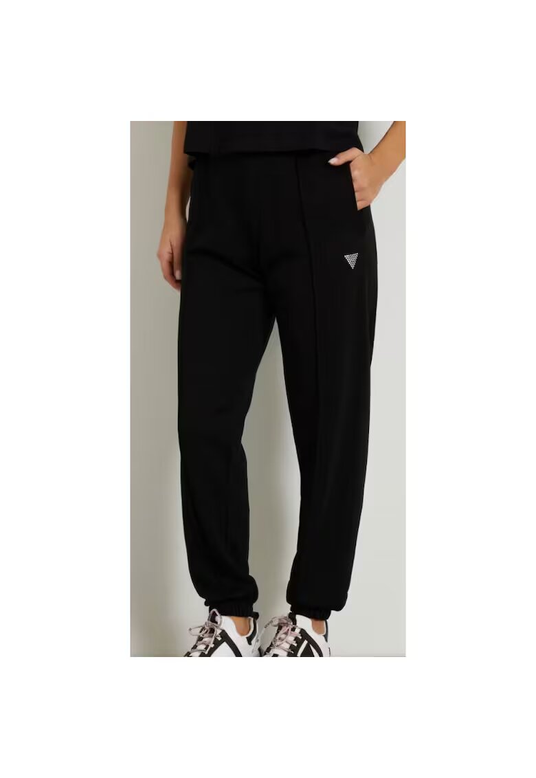 Guess Pantaloni de trening cu detaliu logo -