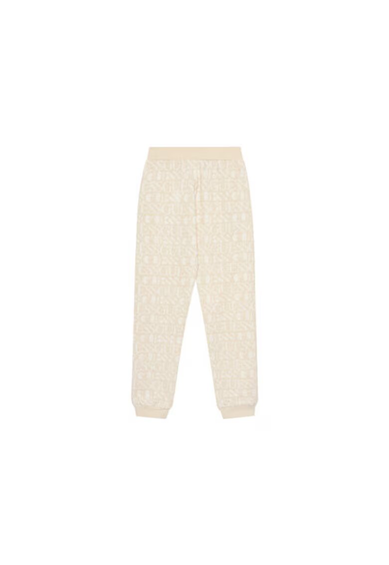 Guess Pantaloni de trening din bumbac cu model logo