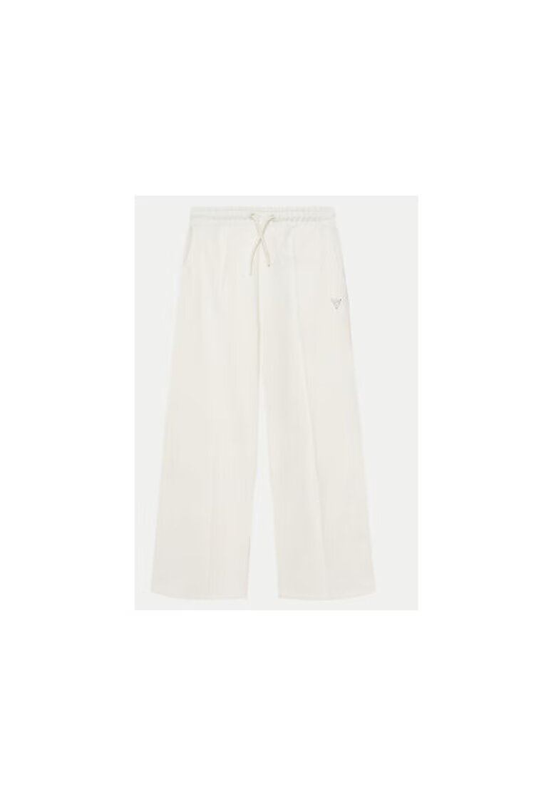 Guess Pantaloni de trening din bumbac cu model uni