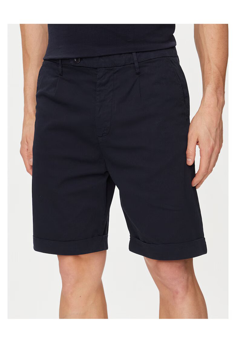 Guess Pantaloni scurti barbati - slim fit - bumbac/elastan - bleumarin