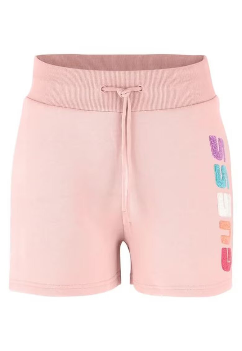 Guess Pantaloni scurti Bumbac - Roz - 98775 - Roz pudrat