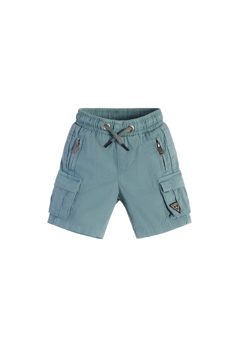 Guess Pantaloni scurti copii - 0000302217625_6Y - Bumbac - Albastru - Albastru