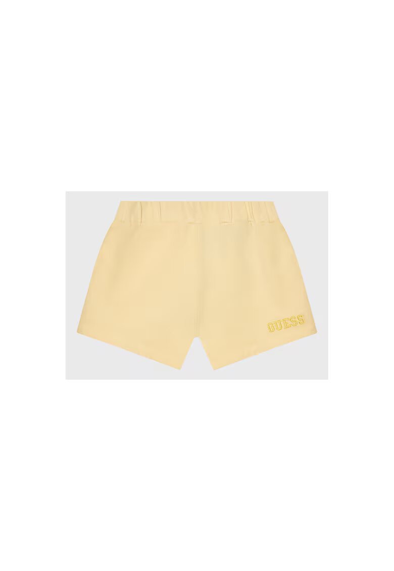 Guess Pantaloni scurti copii - Bumbac - Bej - Bej