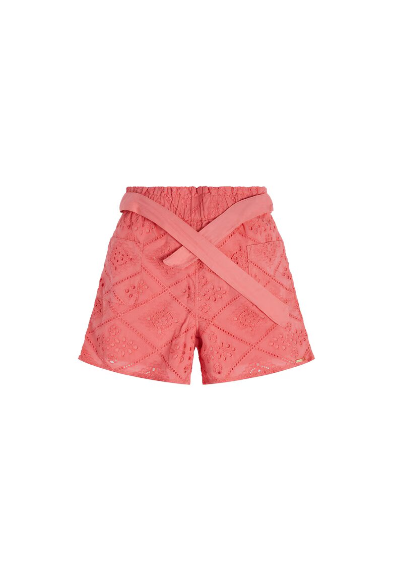 Guess Pantaloni scurti copii bumbac - Roz