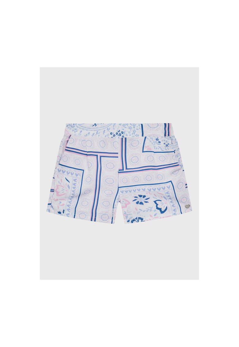 Guess Pantaloni scurti copii - Viscoza - Albastru - Albastru