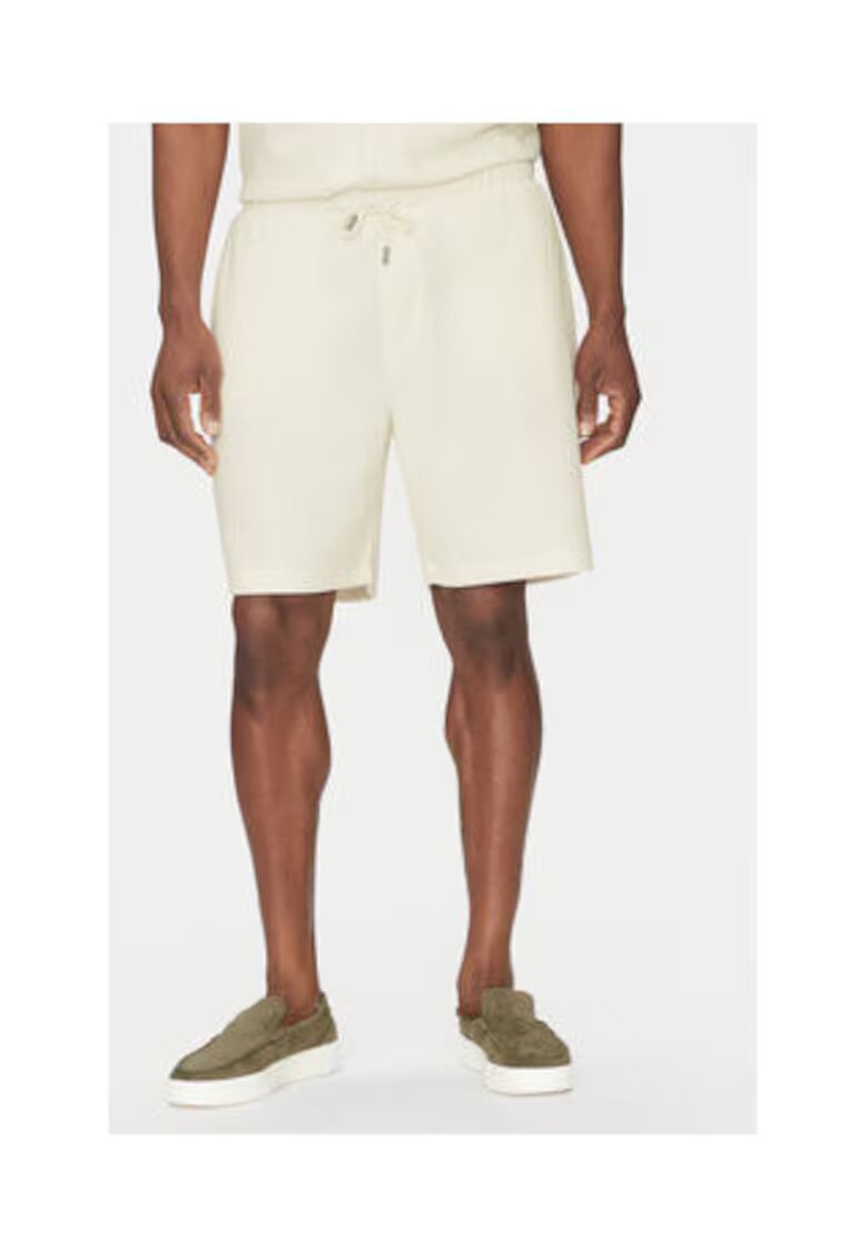 Guess Pantaloni scurti cu snur de ajustare