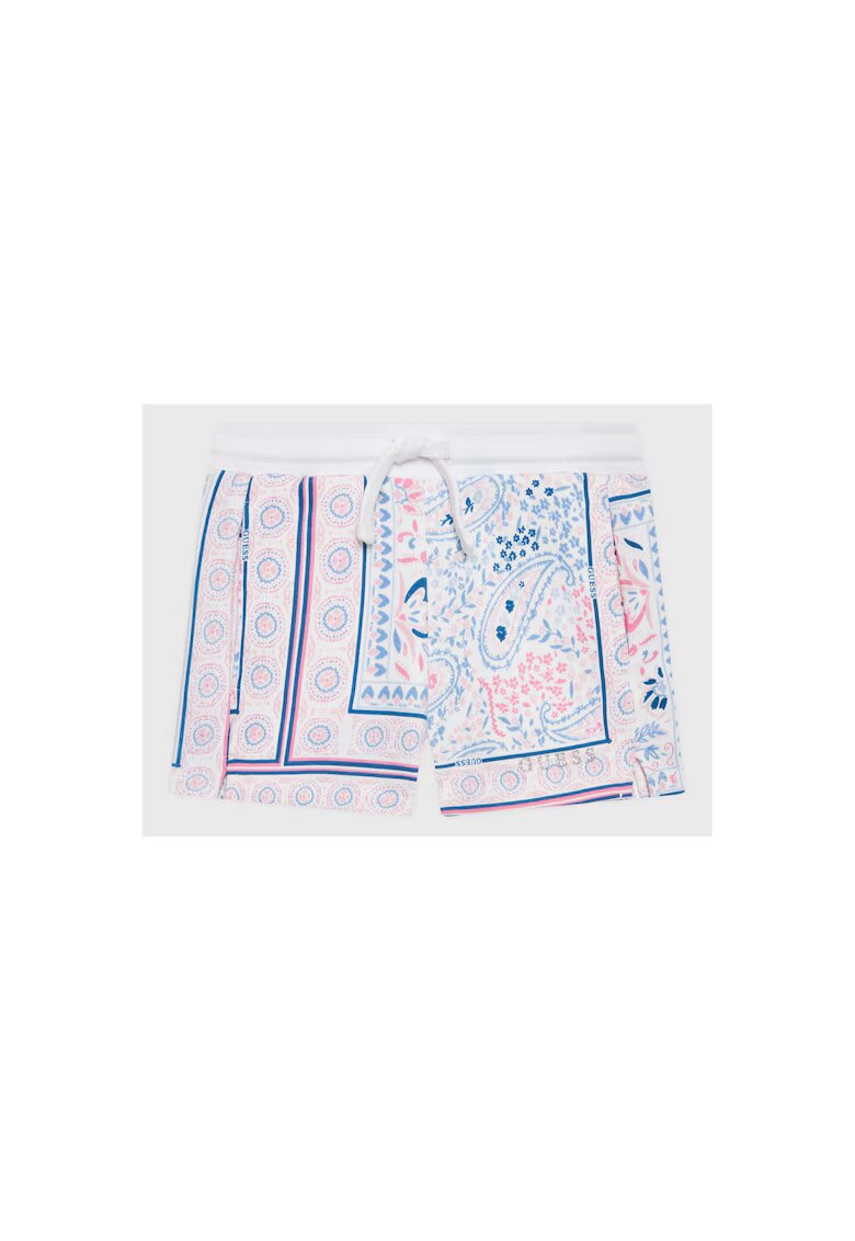 Guess Pantaloni scurti din bumbac pentru copii - Multicolor