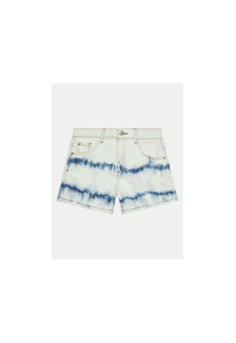 Guess Pantaloni Scurti din Denim Cu Aspect Prespalat