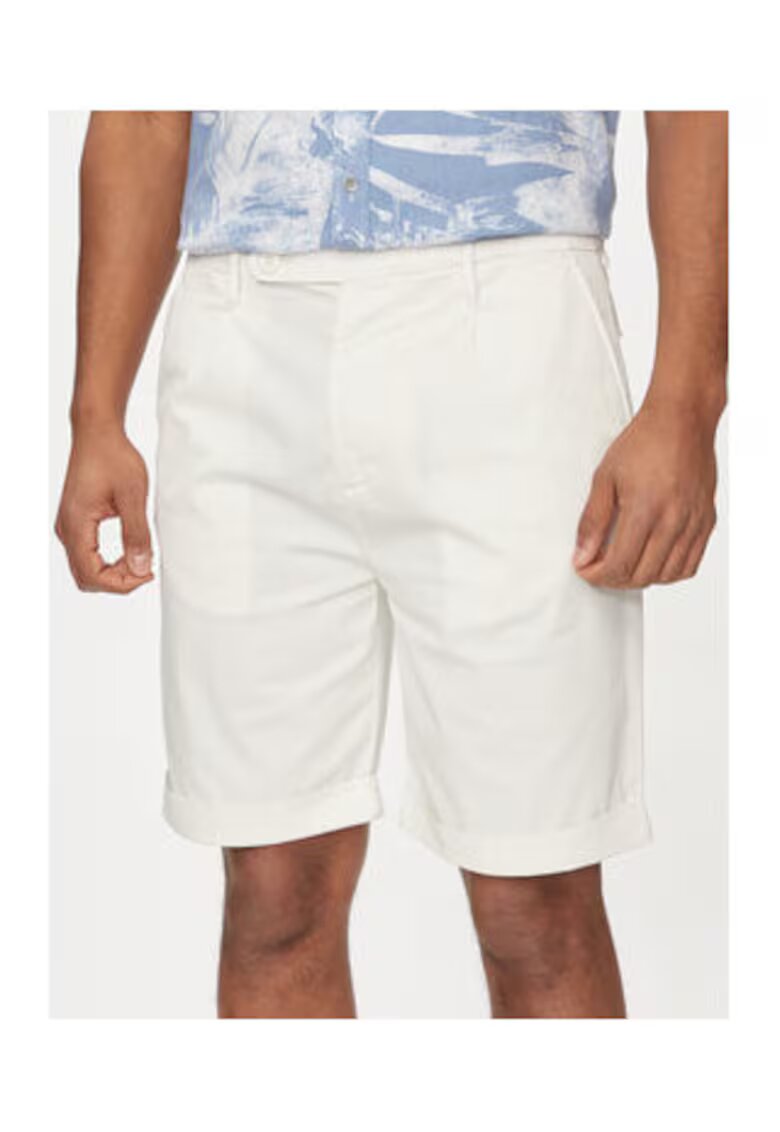 Guess Pantaloni Scurti Din Mix de Bumbac -