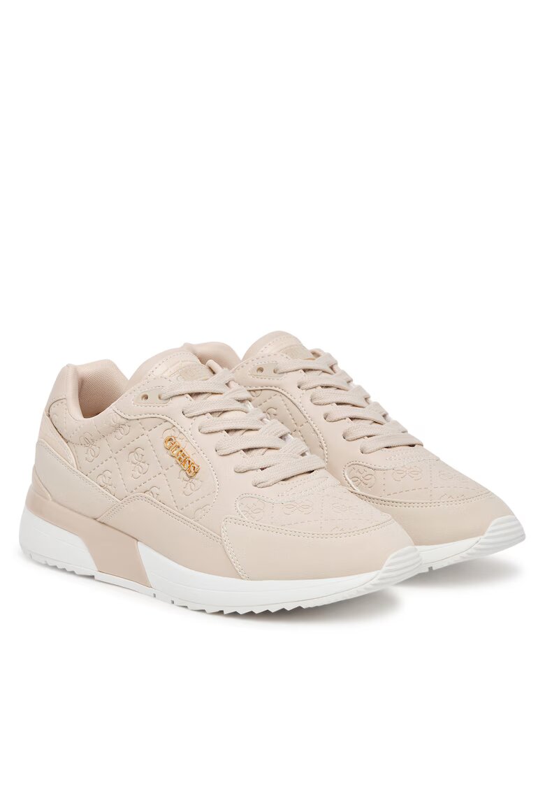 Guess Pantofi sport dama - IVORY - piele ecologica -