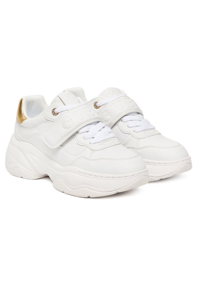 Guess Pantofi sport dama WHIGO - alb - piele ecologica