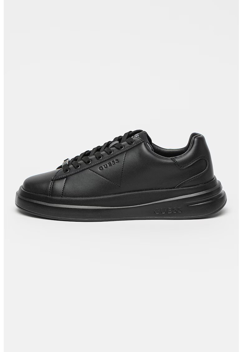 Guess Pantofi sport din piele si piele ecologica - Negru