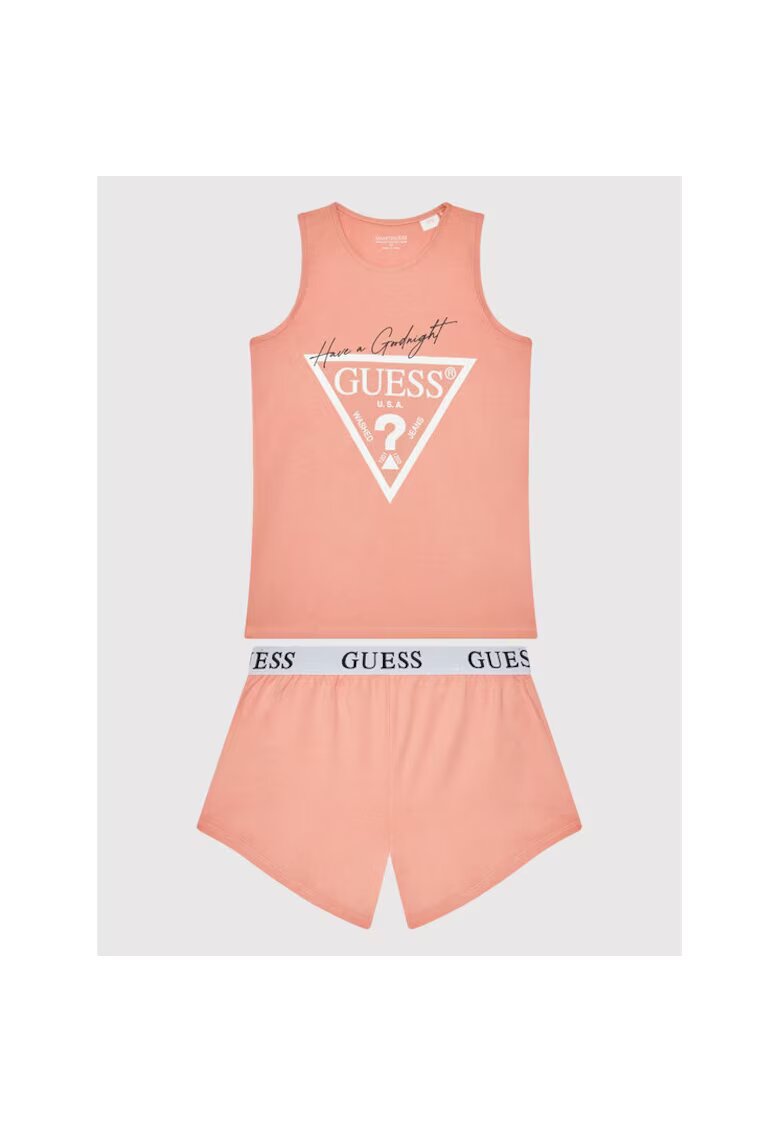 Guess Pijama copii - 660449 - Roz - Bumbac