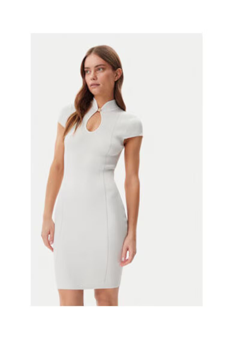 Guess Rochie bodycon cu guler mao