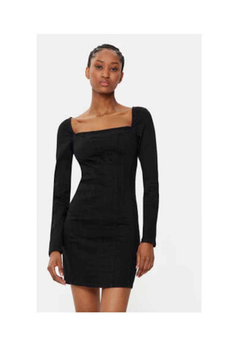 Guess Rochie cambrata din denim