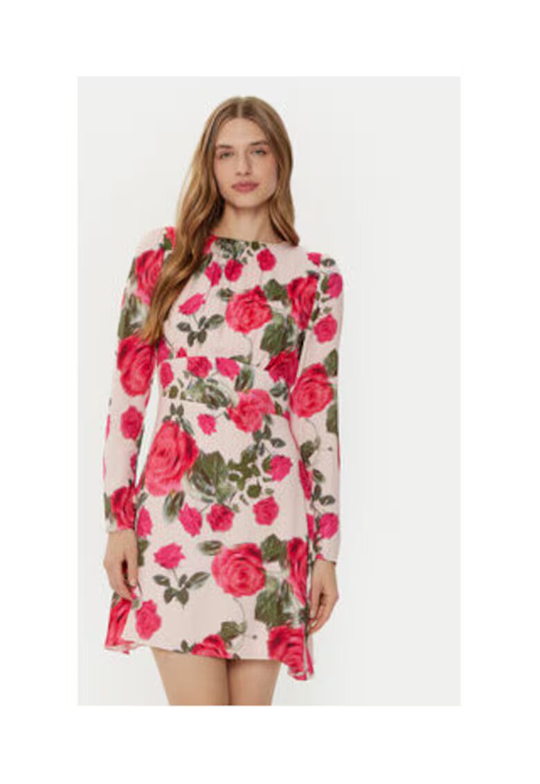Guess Rochie cu imprimeu trandafiri