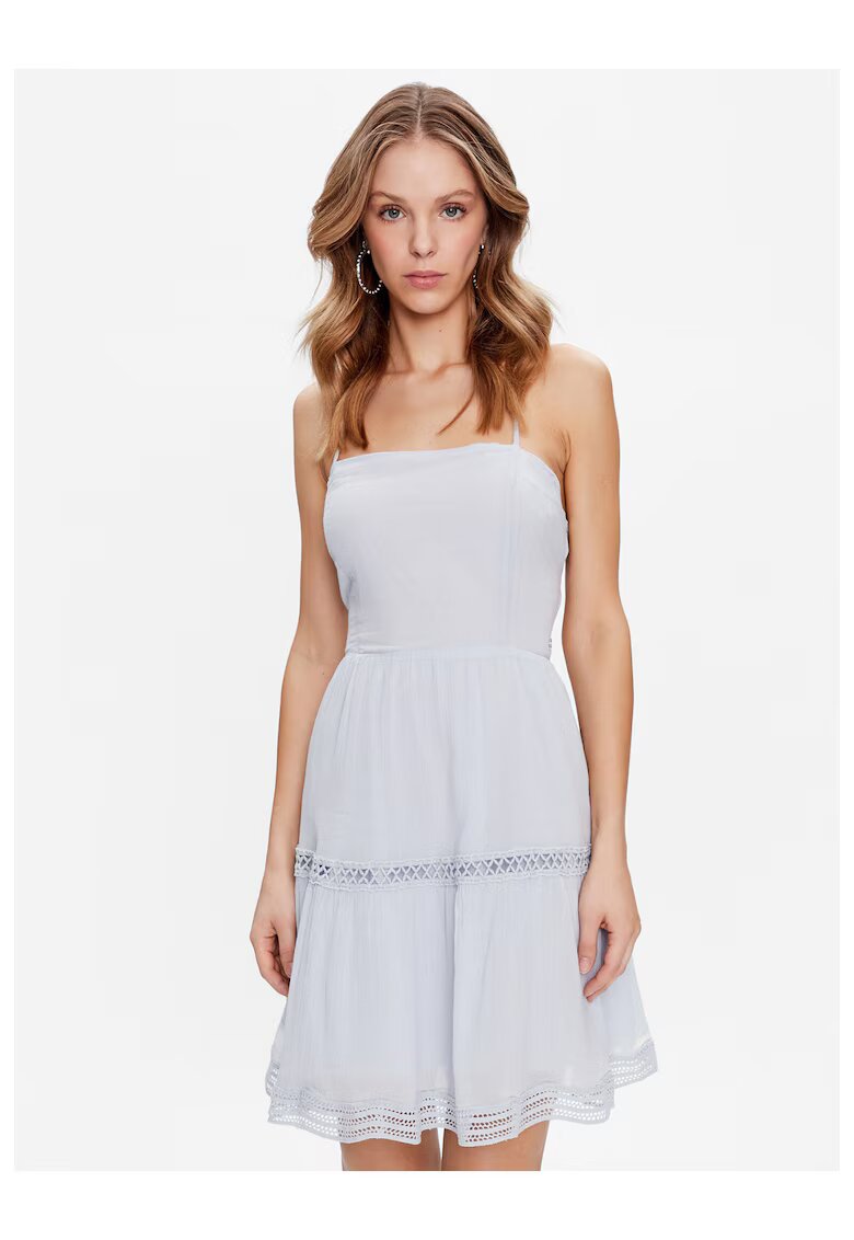 Guess Rochie dama - Bumbac - Albastru