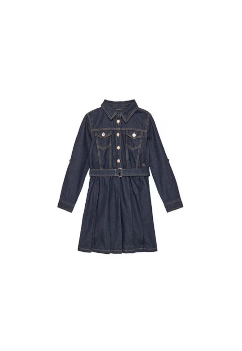 Guess Rochie din denim cu o curea in talie