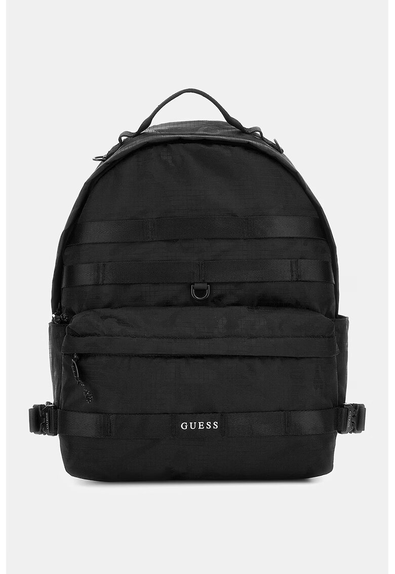 Guess Rucsac cu model uni si barete ajustabile - Negru