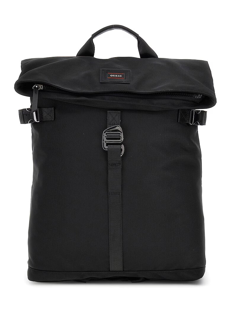 Guess Rucsac din material textil cu detaliu logo - Negru