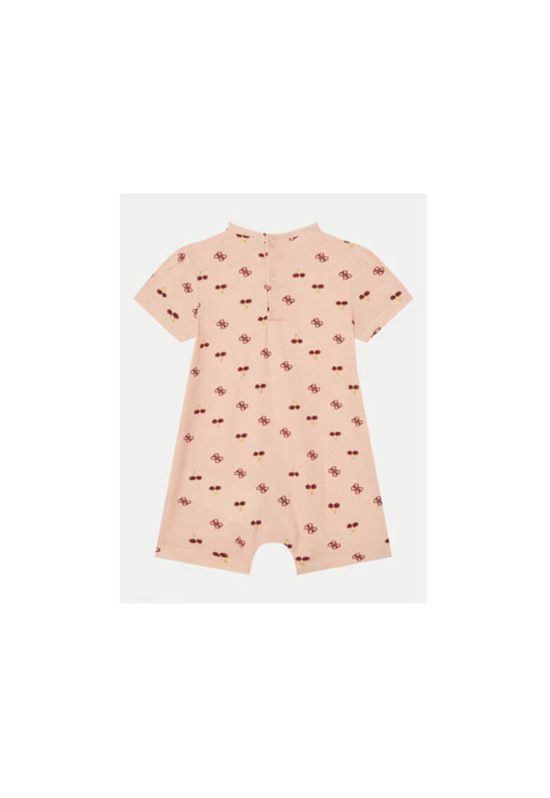 Guess Salopeta din amestec de bumbac organic cu imprimeu logo