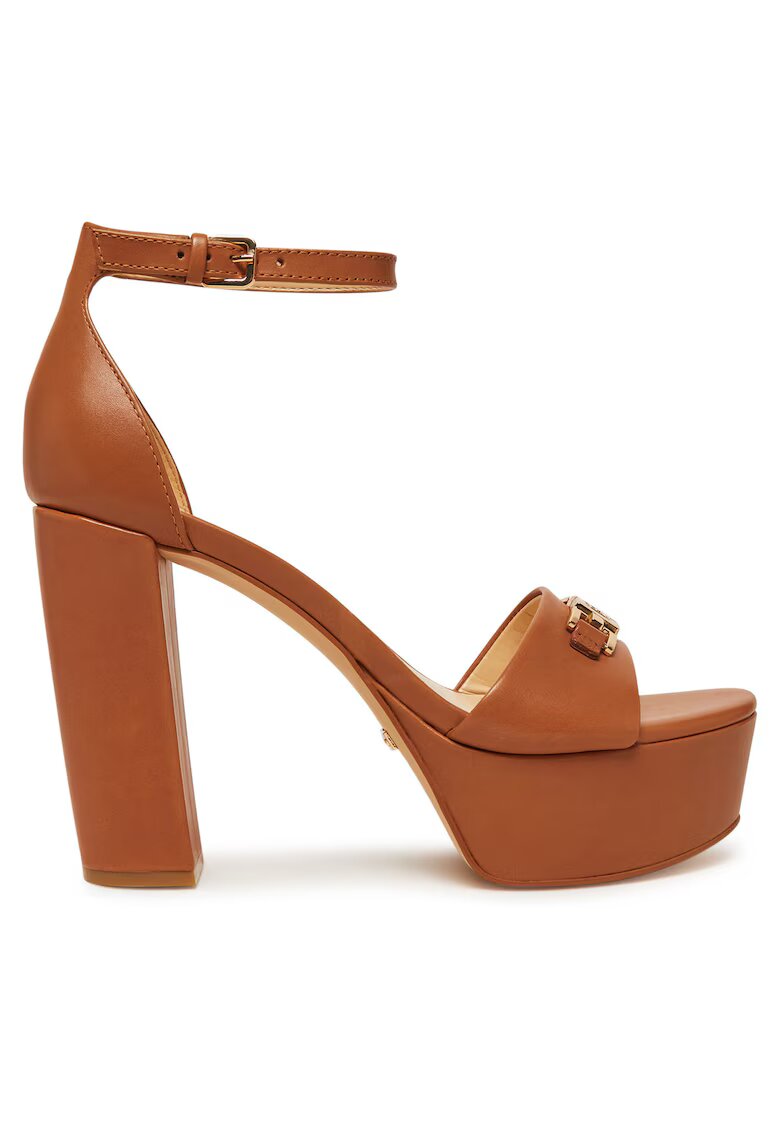Guess Sandale dama piele naturala - model FLJSET LEA03 - Maro