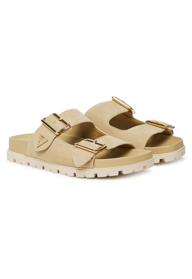 Guess Slapi dama - piele naturala - nude -