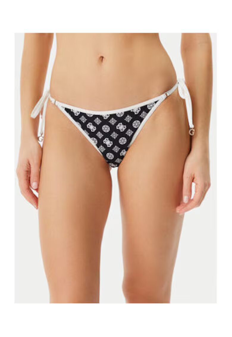 Guess Slip cu snururi si logo