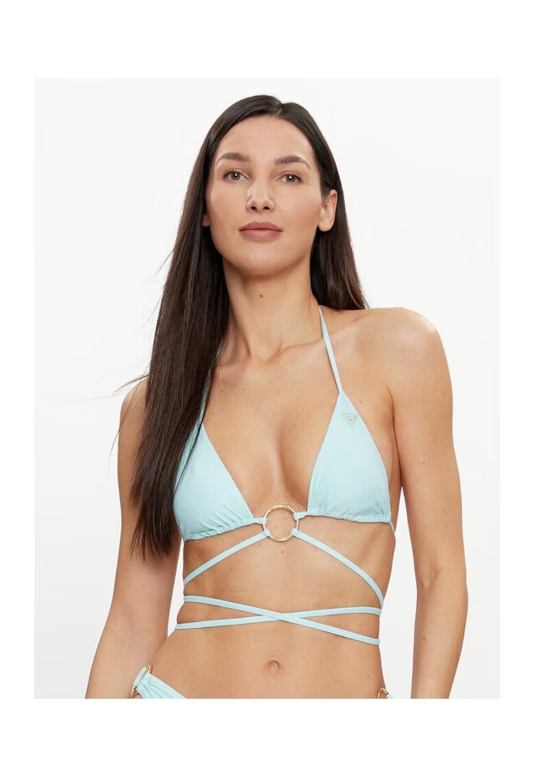 Guess Sutien de baie dama - 510459 - Albastru celest - Poliamida