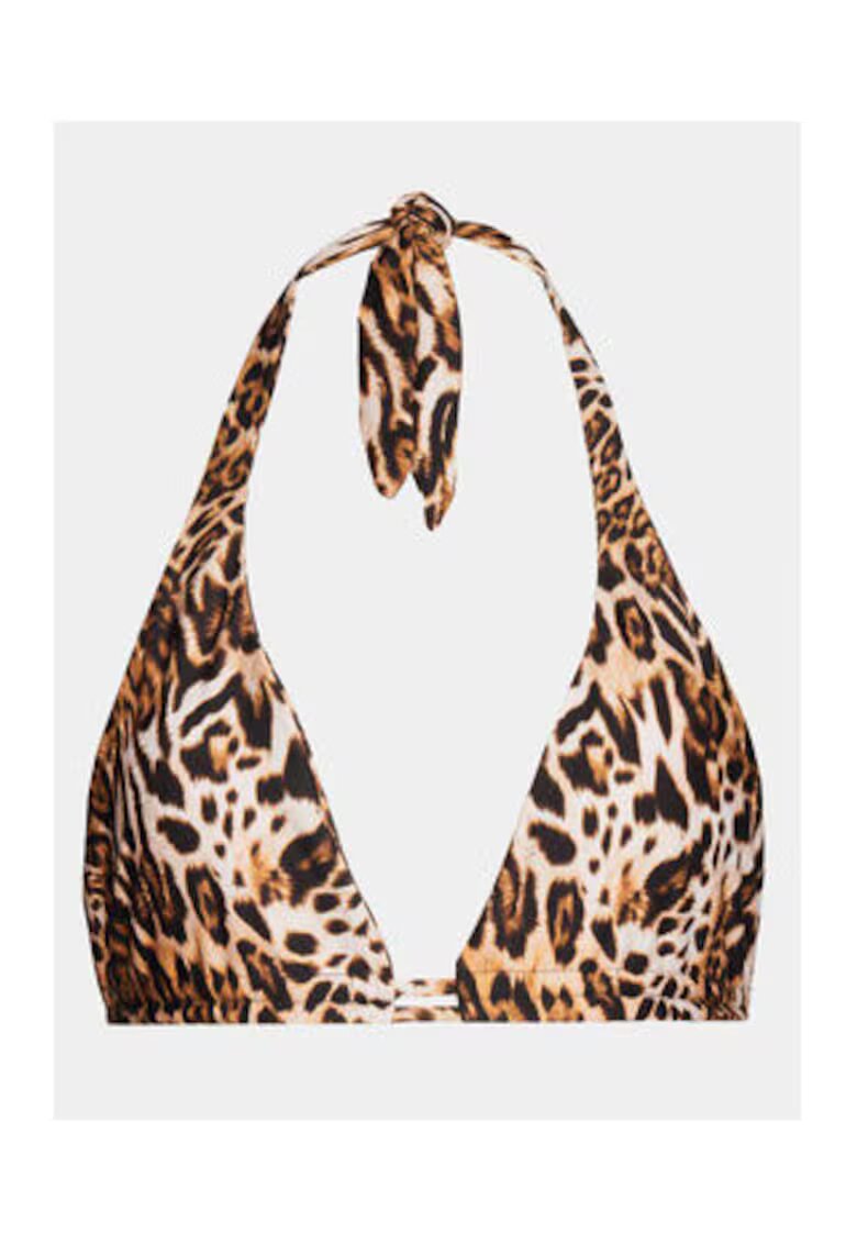 Guess Sutien Triunghi Cu Animal Print