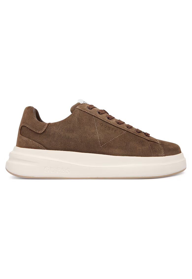 Guess Tenisi barbati - FMFLBA SUE12 - piele naturala - maro