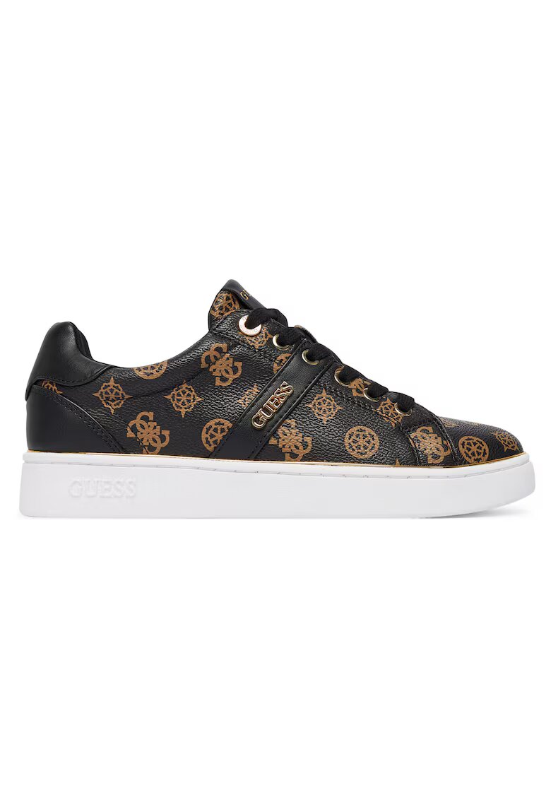 Guess Tenisi dama - BLKBR FLFBTZ FAL12 - piele ecologica - negru